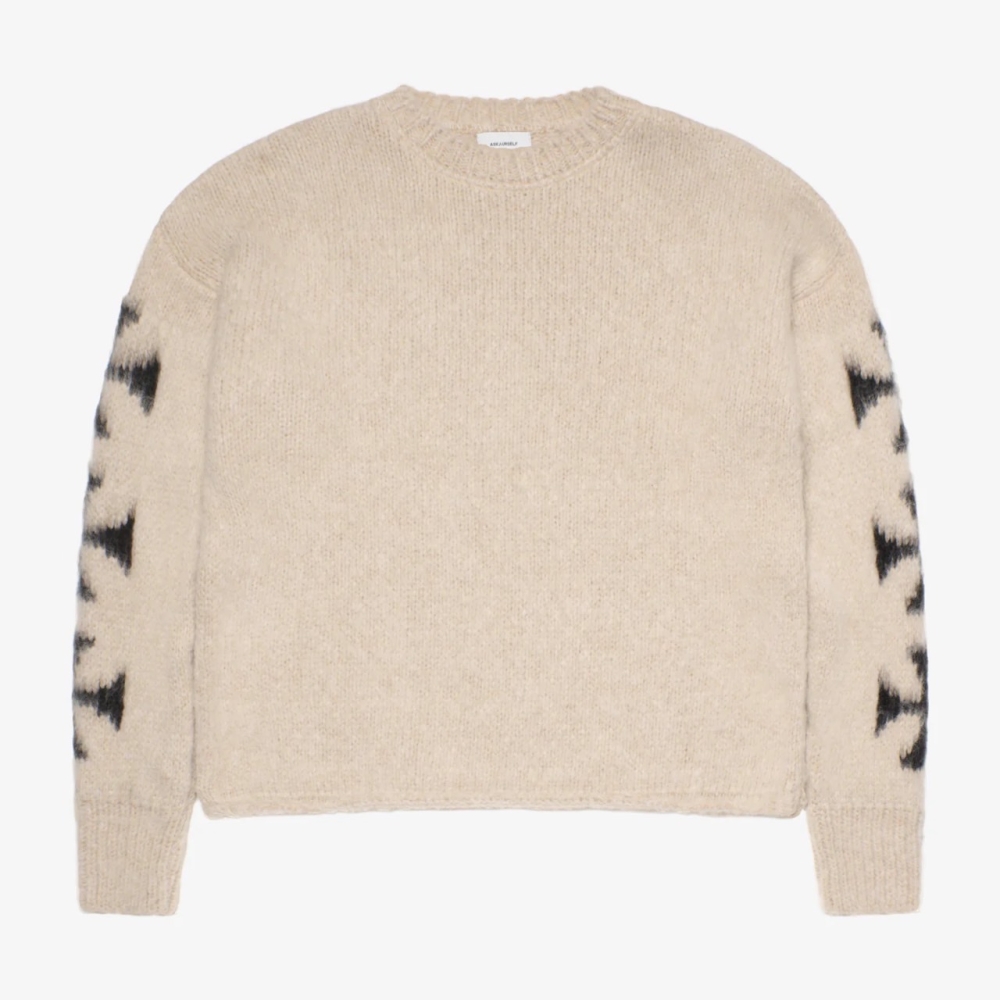 トップス ASKYURSELF / BRUSHED CROSS KNIT ASKYURSELF (アスクユアセルフ)商品ページ - Brushed Cross Knit