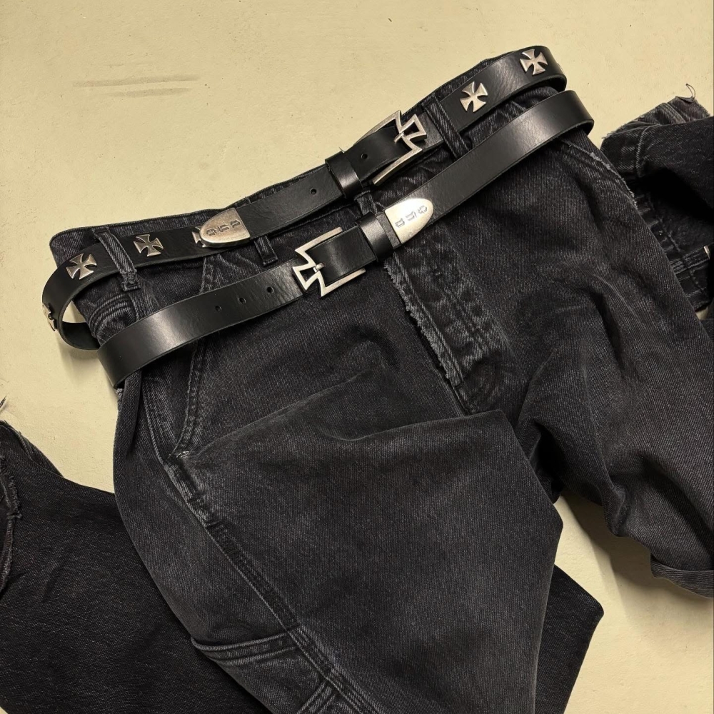 ASKYURSELF ASKYURSELF / signature OG leather belt | Luce | ルーチェ